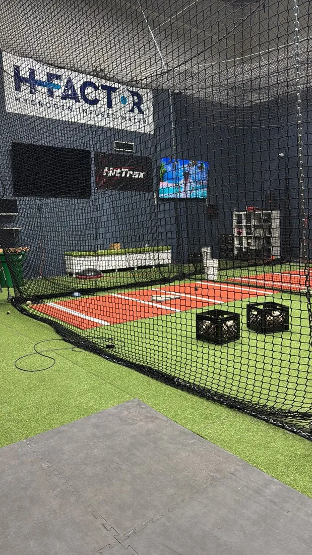 Inside the training facility